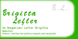 brigitta lefler business card